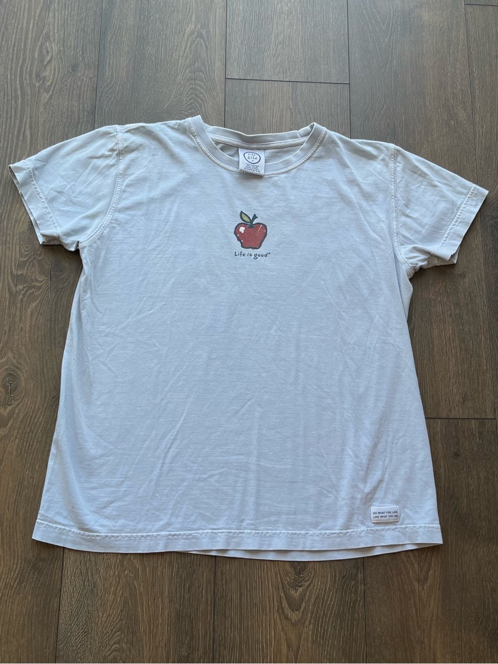 Life Is Good Apple Graphic Tee